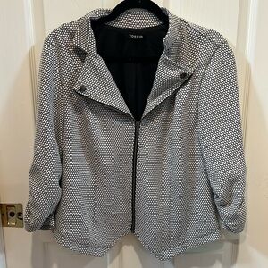 Torrid Blazer black and white, gently worn.